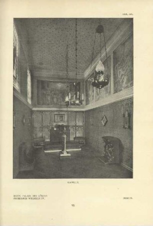Ehem. Palais des Königs Friedrich Wilhelm IV. Kapelle. Berlin