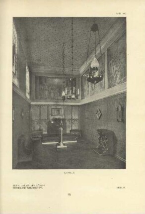 Ehem. Palais des Königs Friedrich Wilhelm IV. Kapelle. Berlin