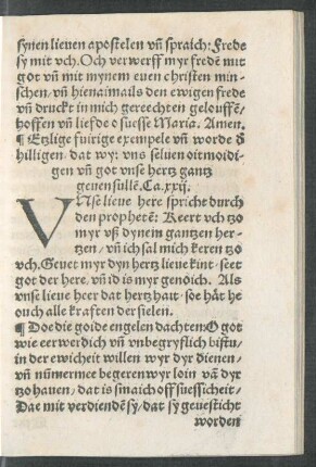 Etzlige fuirige exempele unde worde der hilligen ... Ca. xxii.
