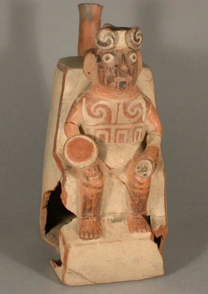 Seated anthropomorphic figure