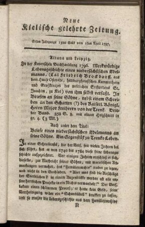 13tes - 17tes Stük vom April 1797