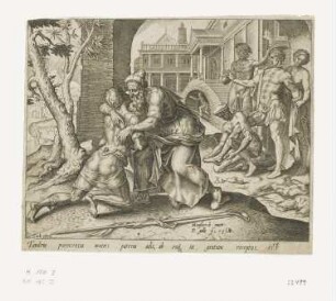 Rückkehr des verlorenen Sohnes, Blatt 4 der Folge "Gleichnis vom verlorenen Sohn"