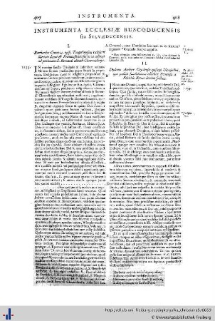Instrumenta Ecclesiae Buscoducensis.