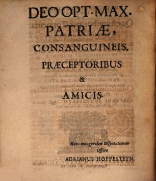 Disp. iur. inaug. de quaestionibus per tornamenta