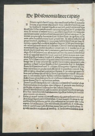 De Phisonomia linee capitis C. xii.