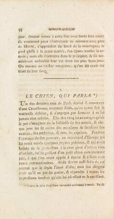 5. Le Chien, Qui Parla