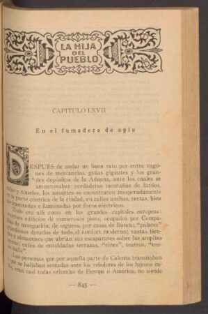 Capítulo LXVII - En el fumadero de opio