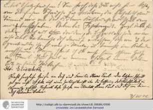Postkarte vom 03.10.1906