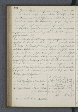 Grosse Versammlung am Freitag d. 18. Juli 1902