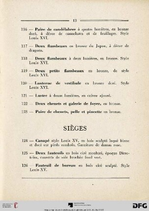Sièges