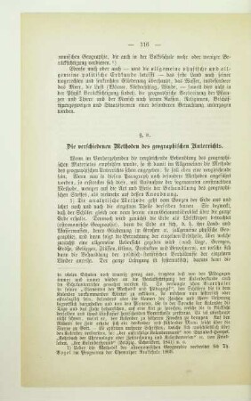 8. Die verschiedenen Methoden des geographischen Unterrichts