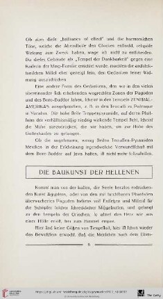 Die Baukunst der Hellenen