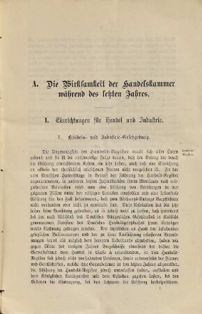 Jahresbericht der Handelskammer zu Köln. 1882