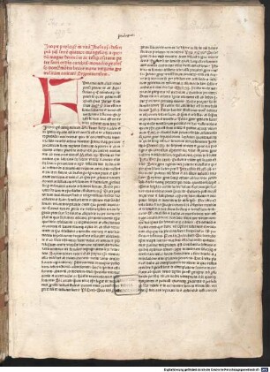 Incipit prolog[us] in vita[m] Jhesu [Christ]i : descripta[m] jux[tam] serie[m] quatuor euangelio[rum], 1