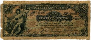 Geldschein, 50 Centavos, 1.1.1906