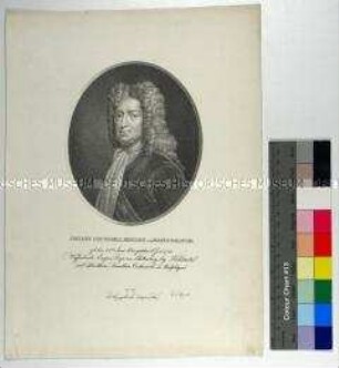 Porträt des englischen Feldherrn und Politikers John Churchill I. Duke of Marlborough und Prince of Mindelheim