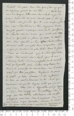 Brief von Victorine de Chamisso an Charles de Chamisso