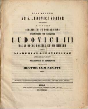Observationes Criticae de T. Livi libri IV. fontibus