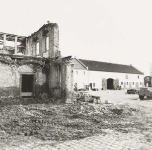 Scheune : Stiftgut (um 1900). Ehem. Herrenhaus und Scheune