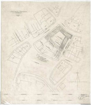 Gsaenger, Gustav; München; Stadtmuseum, Erweiterung - Erweiterung 2. Bauabschnitt (Lageplan)