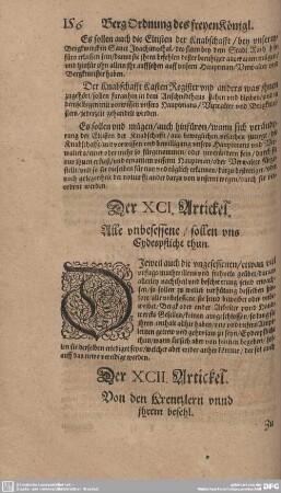 Der XCI. Artickel. Alle unbesessene/ sollen uns Eydespflicht thun.