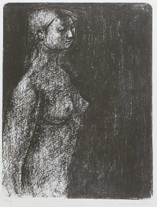 Mädchenakt in Halbfigur