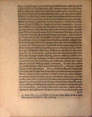 De logices ortu et progressu ad nostra usque tempora, dissertatio ex historia literaria : quam occasione verborum P. Gassendi exerc. parad. lib. I. Ex. 7. p. 138