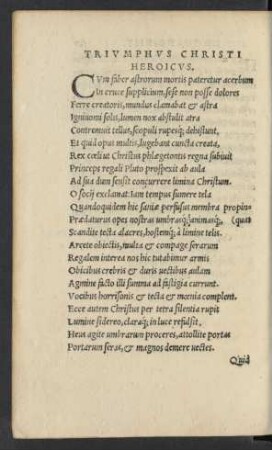 Triumphus Christi Heroicus.
