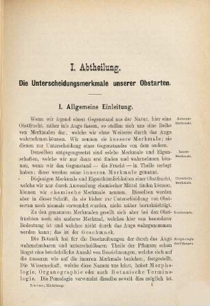 Einleitung in das Studium der Pomologie : für angehende Pomologen, Freunde und Förderer der Obstkunde und Obstzucht