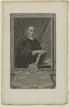Bildnis des Ludovicus Antonius Muratorius
