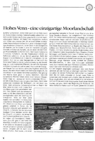 Hohes Venn - eine einzigartige Moorlandschaft