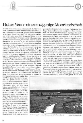 Hohes Venn - eine einzigartige Moorlandschaft