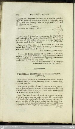Practical Exercises Concerning Specific Gravity