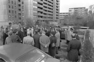 Oberbürgermeisterwahl am 9. April 1978. Wahlkampfveranstaltung der Kandidatin Stadträtin Heinke Salisch