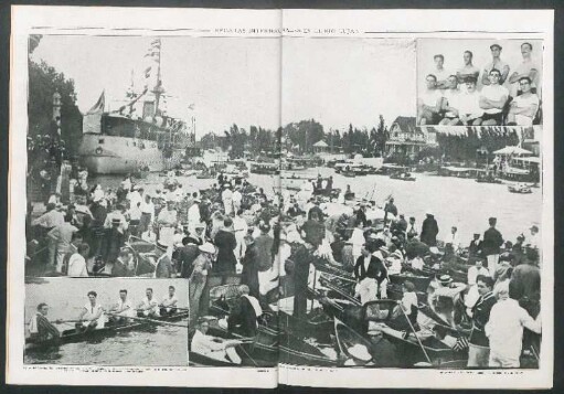 Regatas internacionales en el Río Lujan [Fotografías]