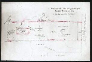 Befund bei d. Ausgrabungen K. Konstantins n. Dalman [Jerusalem]