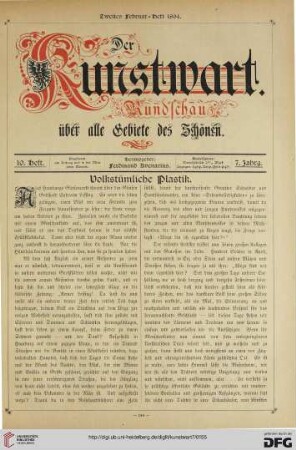 Volkstümliche Plastik