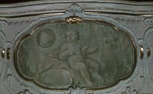Putto mit Symbol der Dreifaltigkeit
