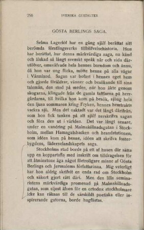 Gösta Berlings Saga.