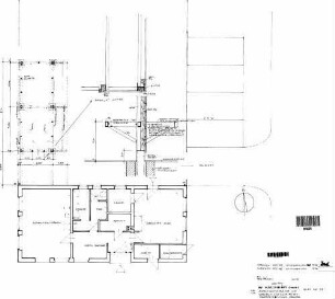 Kirchheim (Teck): Nebengebäude Werkstatt Signalmeisterrei Grundriss EG mit Überdeckten Lager