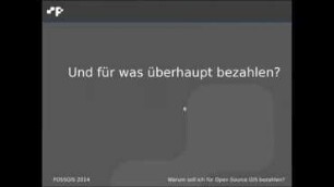 Warum soll ich für Open Source GIS bezahlen?