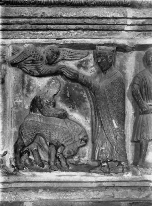 Szenen aus dem Leben Blasius von Sebastes — Blasius segnet Tiere