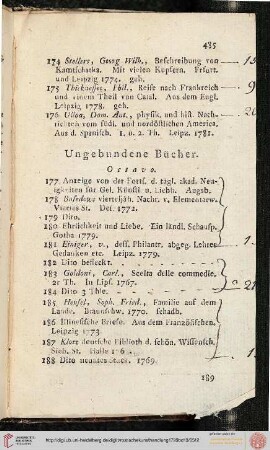 Ungebundene Bücher (Nr. 177-207)