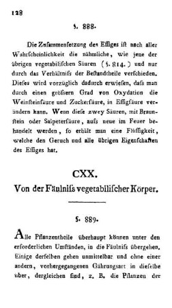 CXX. Von der Fäulniss vegetabilischer Körper.