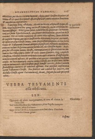 Verba Testamenti esse obscura.