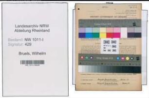 Entnazifizierung Wilhelm Bruels , geb. 20.03.1907 (Polizeibeamter)