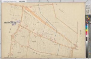 Mettingen (Mettingen), Umlegung Mettingen-Ost, Urkarte II Flur 25