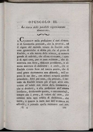 Opuscolo III.