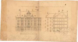 Pfann, Paul; München, Prinzregentenstr. 10; Haus Hartl - Schnitt