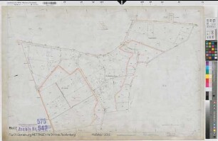 Mettingen (Mettingen), Flurbereinigung Schlickelde, Bl. 2 Zuteilungskarte Mettingen Flur 31